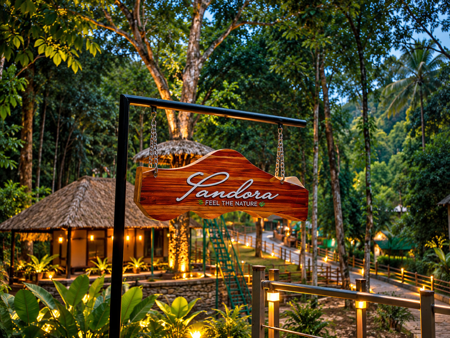 Scenic view of Pandora Resort Kudayathoor in Idukki