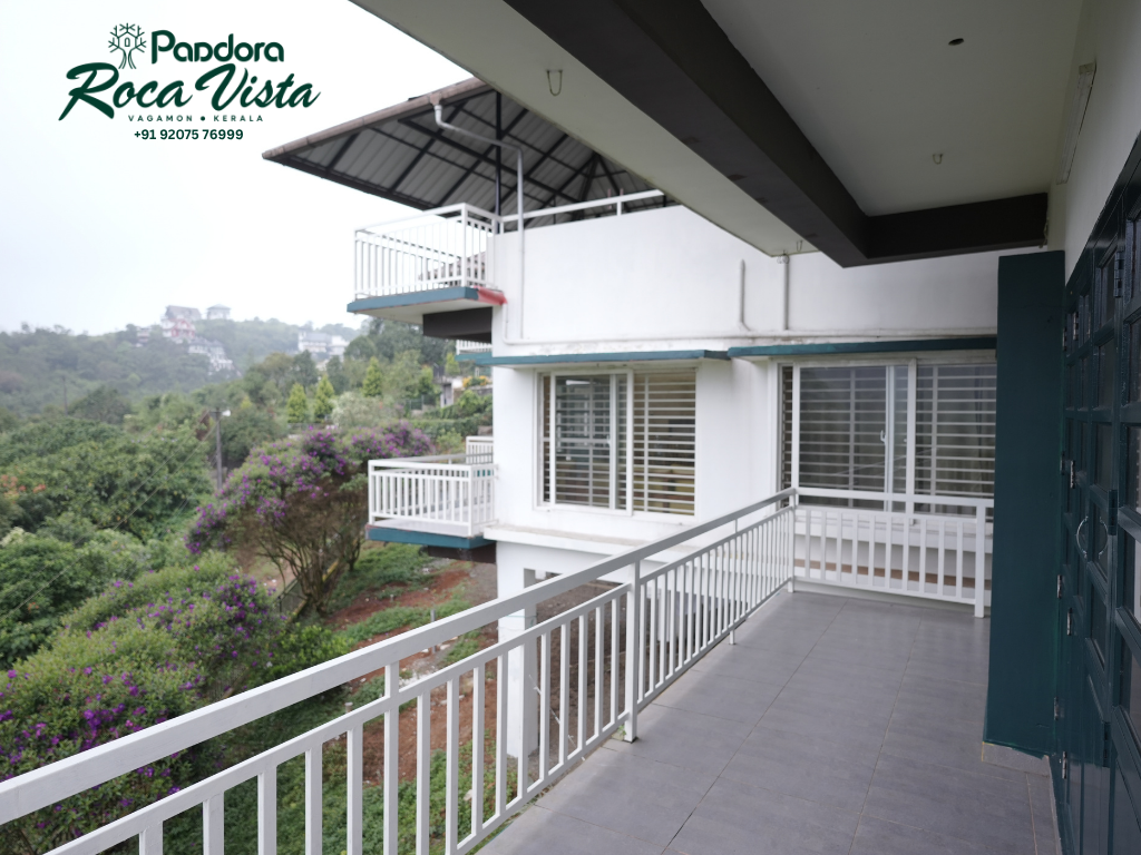 Exterior view of a Roca Vista balcony